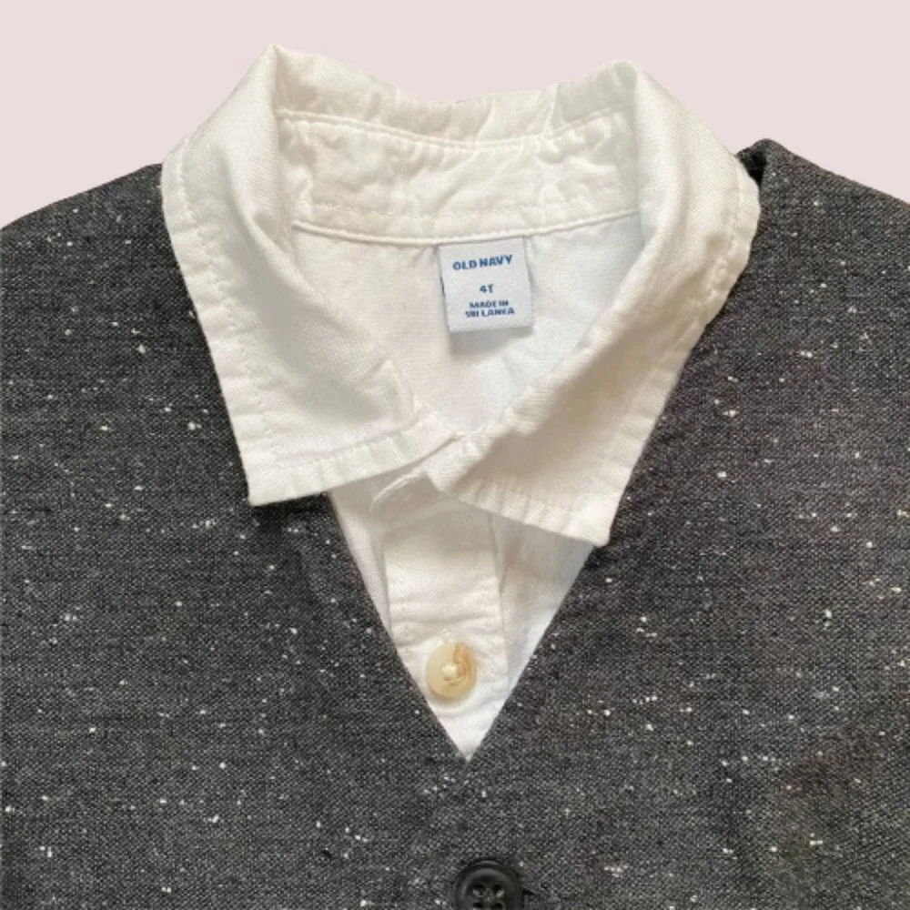OLD NAVY & CHILDREN’S PLACE Shirt and Vest Set - Size 4T